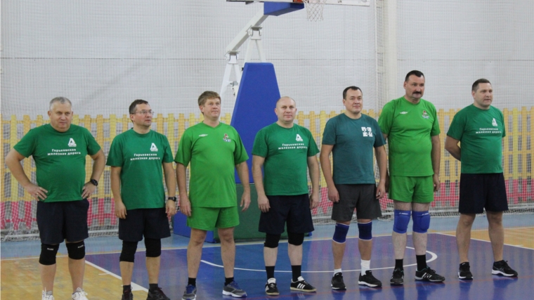 Товарищеский матч по волейболу среди работников РЖД